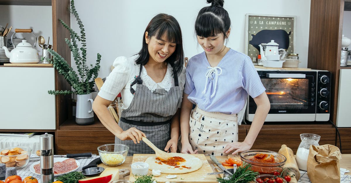 My ESTA application is pending and I forgot to put my middle name - Cheerful women spreading sauce on pizza dough My ESTA application is pending and I forgot to put my middle name - Cheerful women spreading sauce on pizza dough