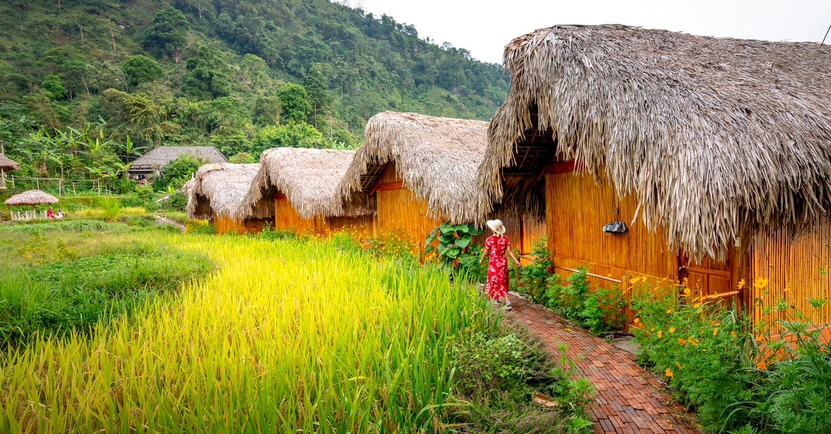 My Schengen tourist visa C is expired and I want to go back in my country [duplicate] - Anonymous female strolling in bungalow hotel near mountains