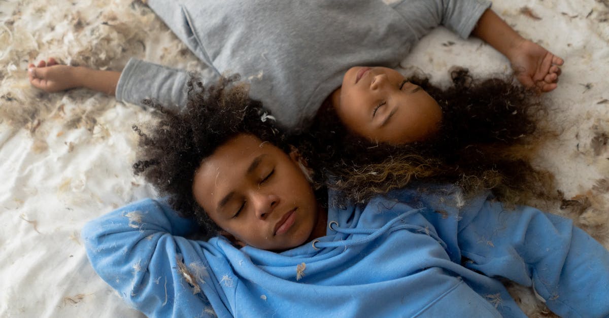 My sister and her husband with two children live in UK: how do I fill out the visa application? [closed] - Children Sleeping on the Messy Bed