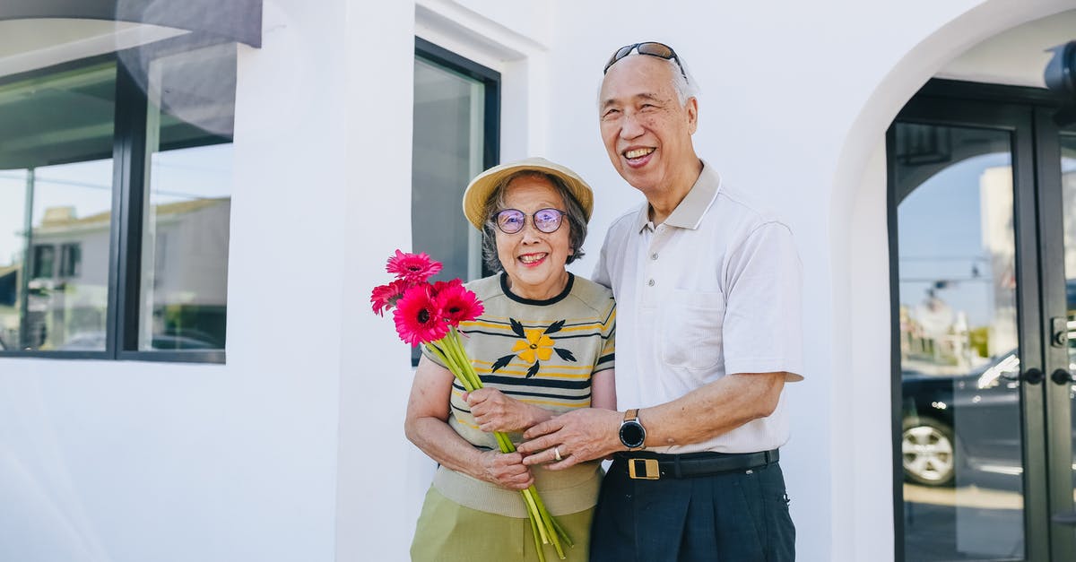 My wife and I are applying for UK PLAB 2 visa - is it better to apply to travel together or to book separate exam dates? - Portrait Of A Happy Elderly Couple