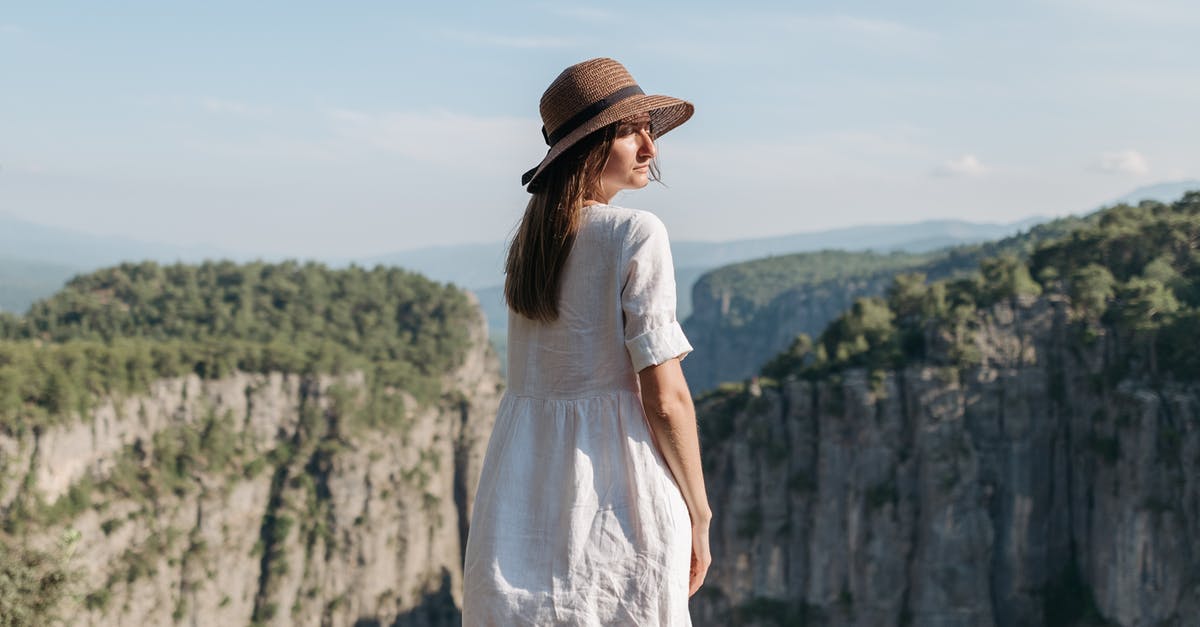Nauseous Anxiety Travel - A Woman in White Dress and Brown Straw Hat Nauseous Anxiety Travel - A Woman in White Dress and Brown Straw Hat