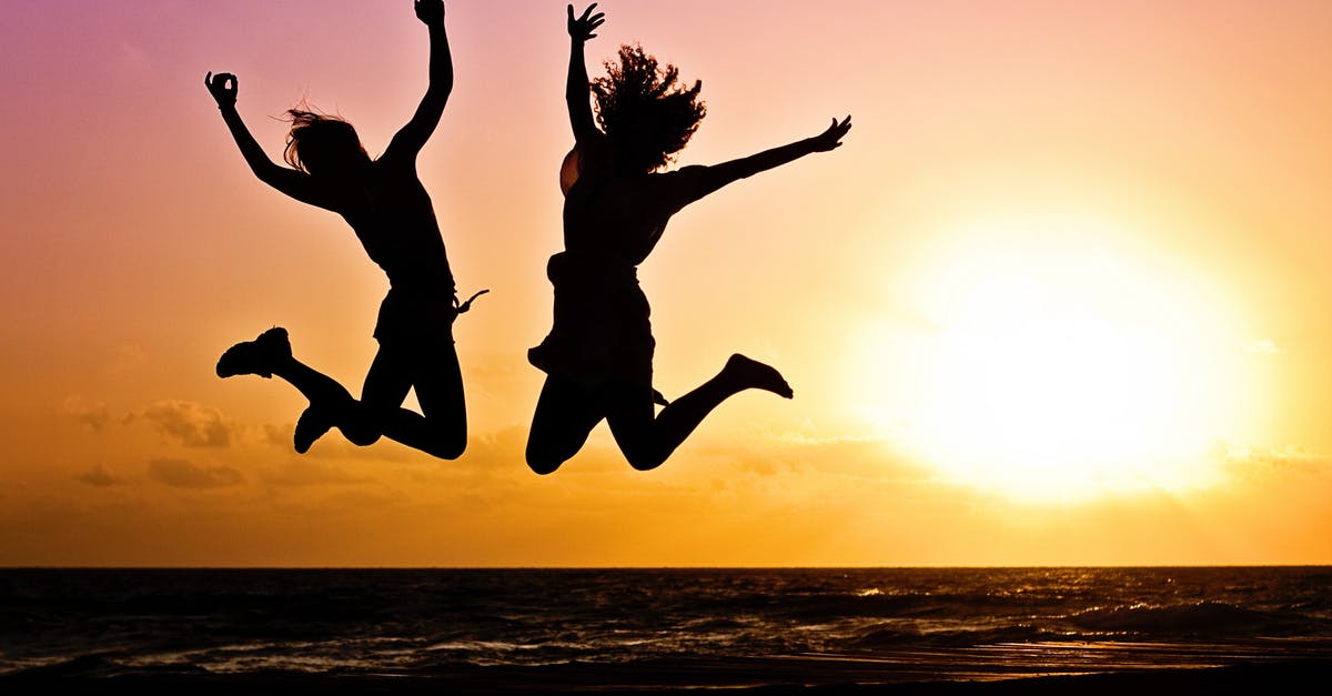 Need to keep ESTA active for Nexus card? -  Silhouette Photography Of Jump Shot Of Two Persons 