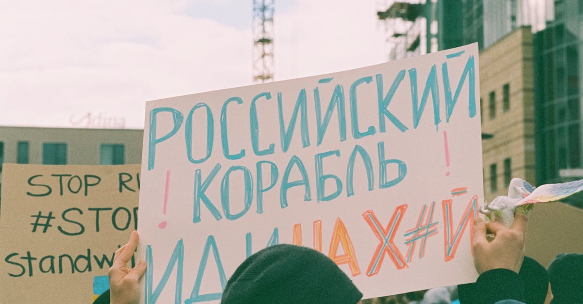 Non-EU citizen working in EU state, can I marry EU national living in another EU state? - Demonstration against the war of aggression Russia against Ukraine
