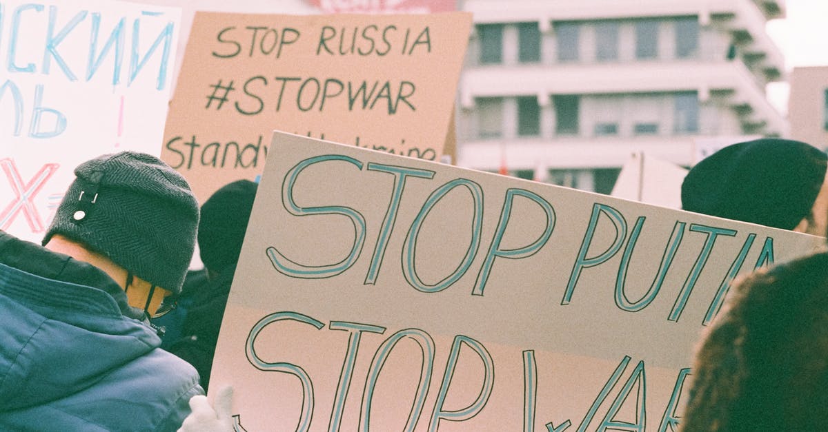 Non-EU citizen working in EU state, can I marry EU national living in another EU state? - Demonstration against the war of aggression Russia against Ukraine