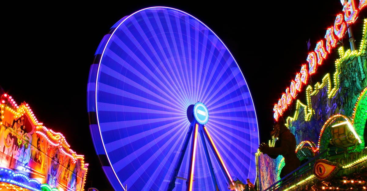 North Korean themed theme parks - Blue Ferris Wheel North Korean themed theme parks - Blue Ferris Wheel