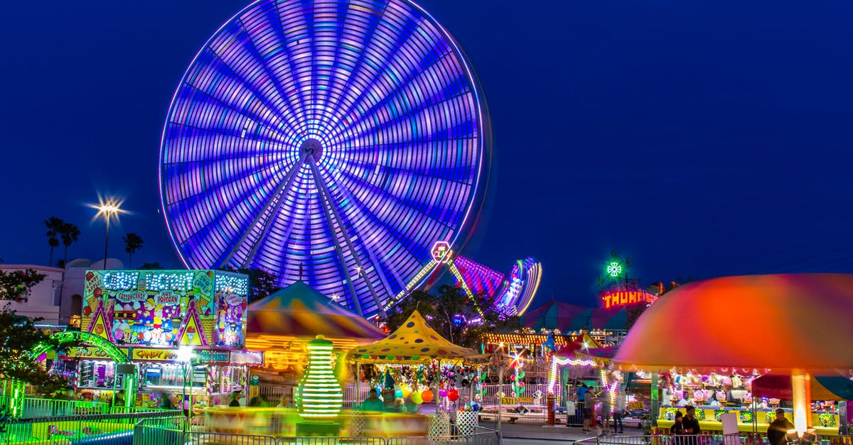 North Korean themed theme parks - An Amusement Park At Night North Korean themed theme parks - An Amusement Park At Night