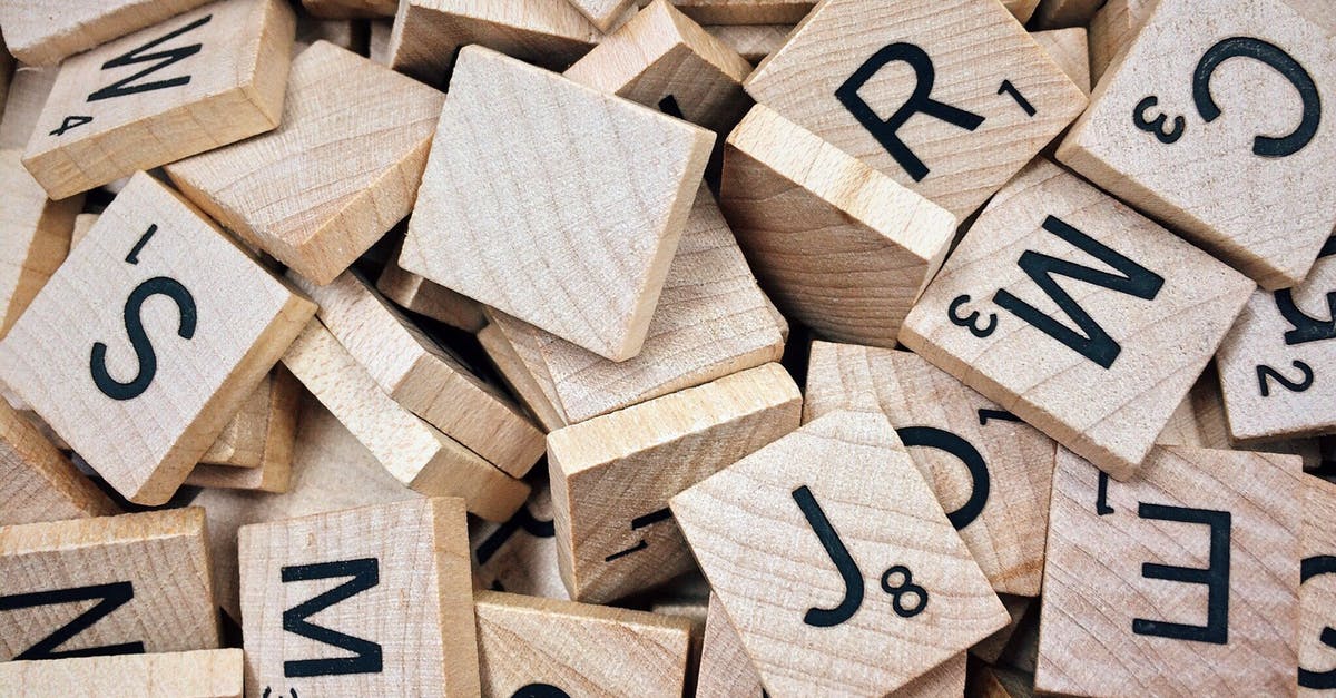 Not sure if this is fully refundable or if this is a play on words? [closed] - Brown Scrabble Boards With Letters