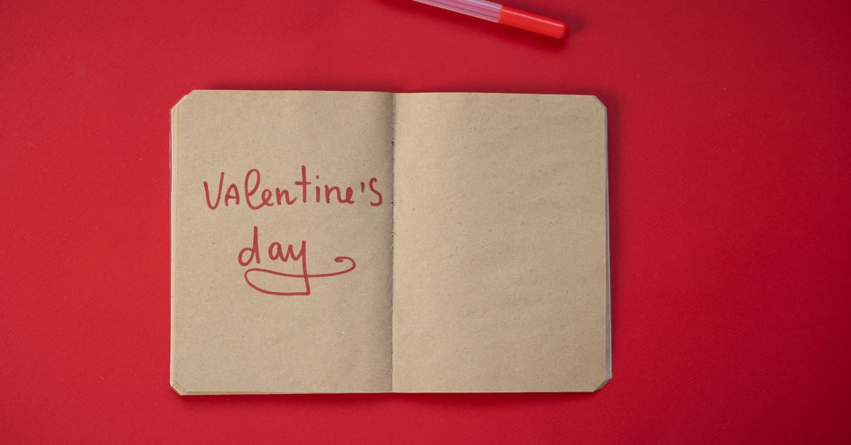 Note written on the visa by hand when entering US - Paper notepad with inscription during Saint Valentines day Note written on the visa by hand when entering US - Paper notepad with inscription during Saint Valentines day