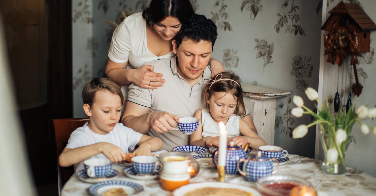 Oman Visa for Russian Women - Family Sitting at Table Oman Visa for Russian Women - Family Sitting at Table