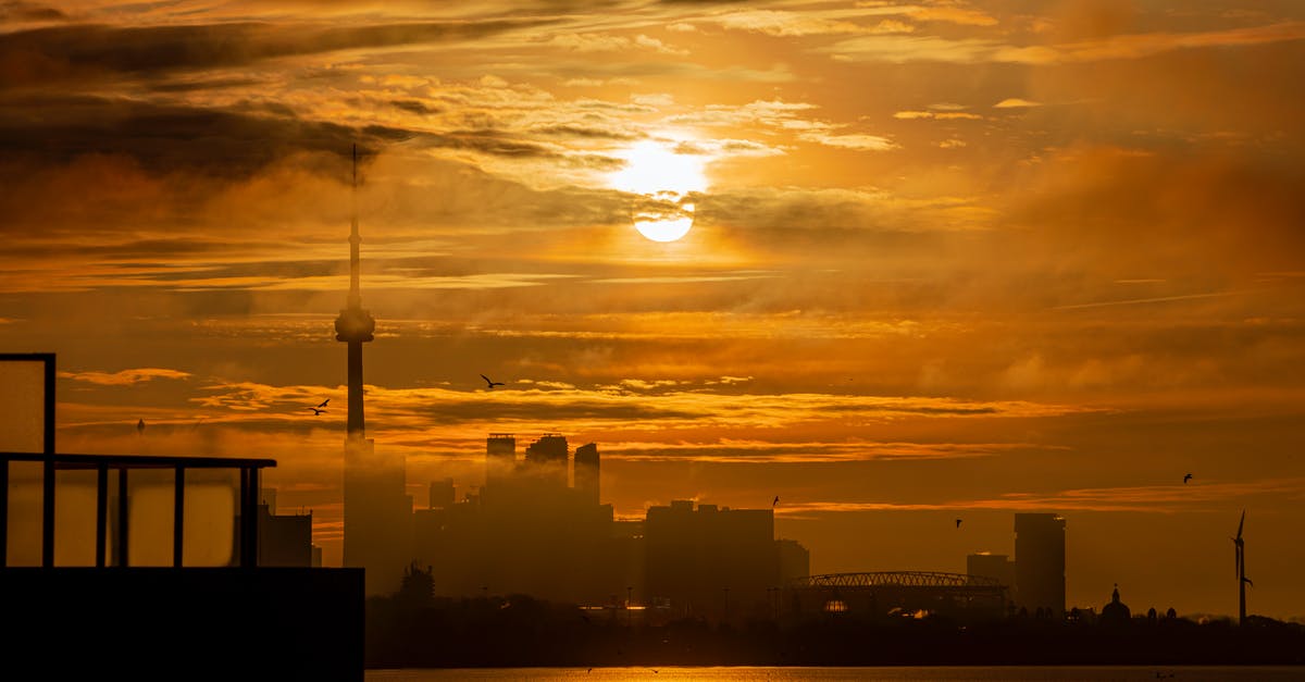 Overnight layover in Toronto as of early June 2020? - Silhouettes of Buildings in Canada During Sunrise Overnight layover in Toronto as of early June 2020? - Silhouettes of Buildings in Canada During Sunrise