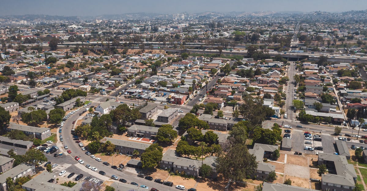Overstayed in USA - Aerial View of City Overstayed in USA - Aerial View of City
