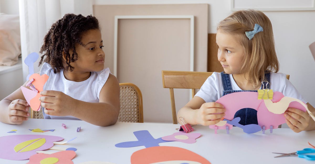 Parent-child; sit next to each other on an all-inclusive flight? - Two Kids Doing Some Artworks Parent-child; sit next to each other on an all-inclusive flight? - Two Kids Doing Some Artworks