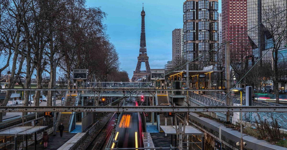 Paris and Riviera - July/August 2015 By Train - Metro Station Near Trees Paris and Riviera - July/August 2015 By Train - Metro Station Near Trees