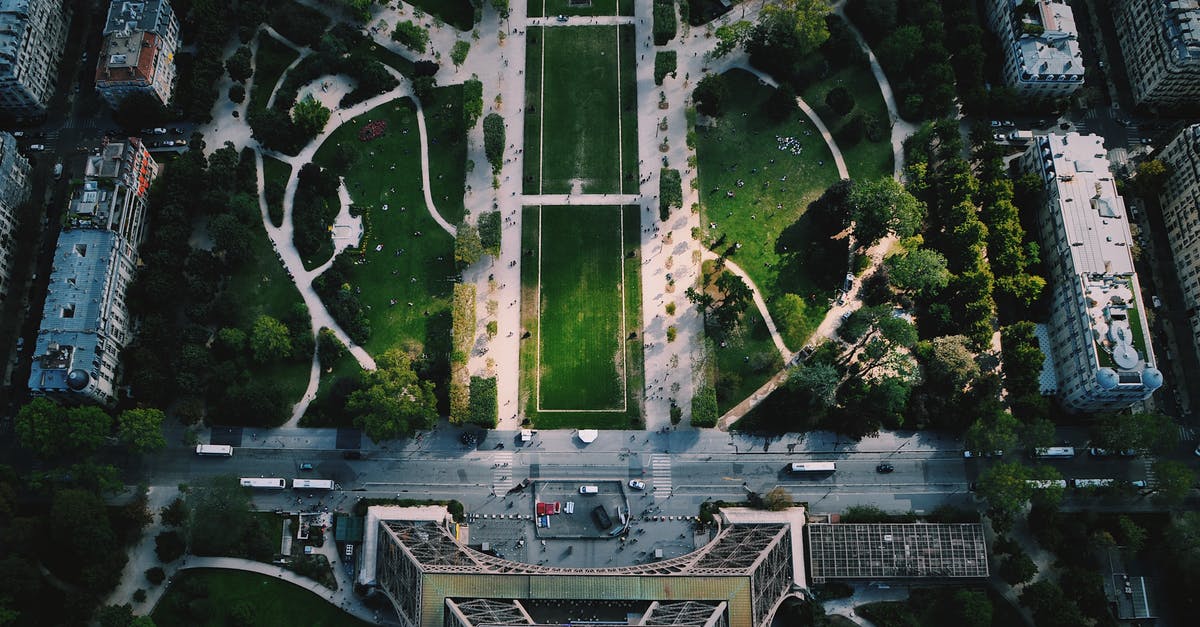 Park and Ride in Paris France - Aerial Photography of Buildings, Road and Vehicles Park and Ride in Paris France - Aerial Photography of Buildings, Road and Vehicles