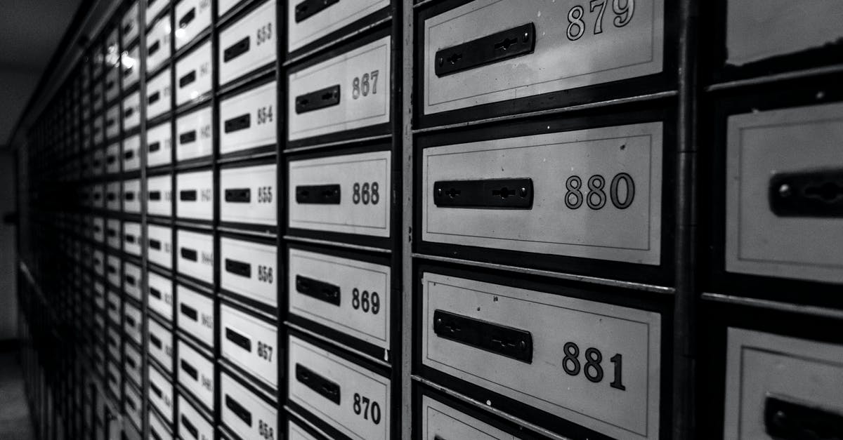 Passport Mail Return [closed] - Brown Steel Locker Cabinet With Padlock