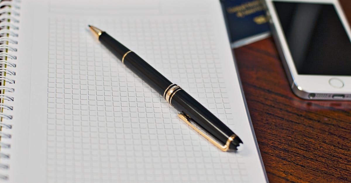 Passport pages full of stamps + valid Schengen visa - Black Click Pen on Spring Notebook Passport pages full of stamps + valid Schengen visa - Black Click Pen on Spring Notebook