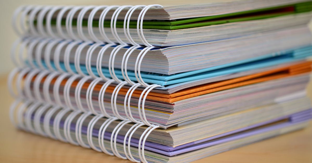 Photocopied spiral bound books in carry-on or checked luggage? - Spiral Notebooks Photocopied spiral bound books in carry-on or checked luggage? - Spiral Notebooks
