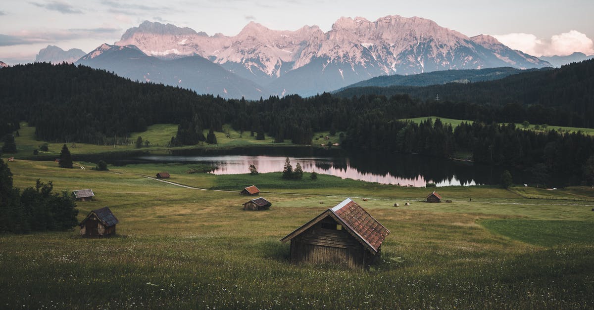 PLAB 2 visit visa refusal with refugee status - Brown Wooden House on Green Grass Field Near Green Trees and Mountains