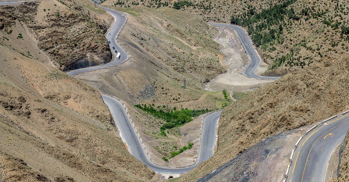 Placename abbreviations on British roads - Barren Landscape with Winding Roads Placename abbreviations on British roads - Barren Landscape with Winding Roads