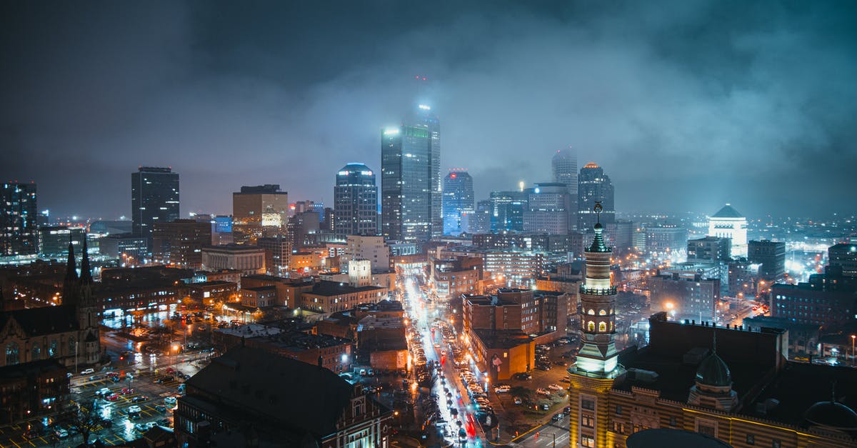 Places/Landmarks to see in West Lafayette, Indiana [closed] - Bird's Eye View Photography of Lighted City