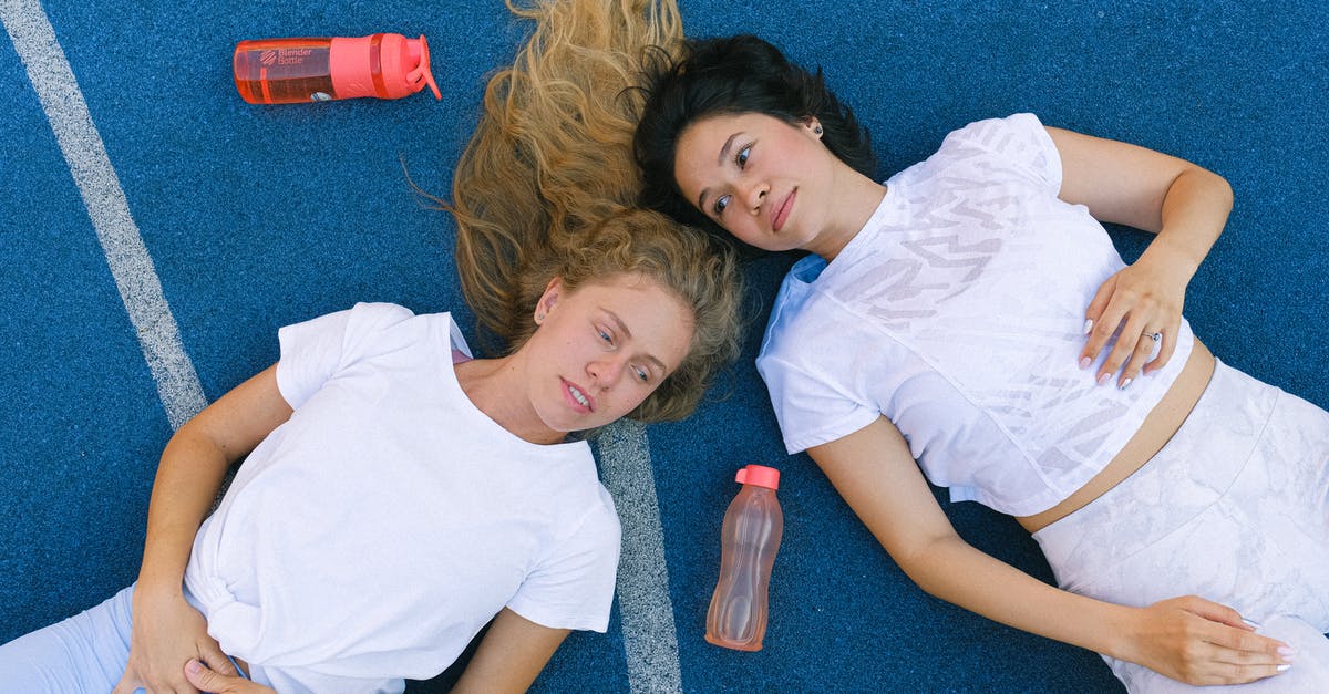 Power sockets in Ecuador - grounded or ungrounded? - Young female athletes having break during workout in sport club Power sockets in Ecuador - grounded or ungrounded? - Young female athletes having break during workout in sport club