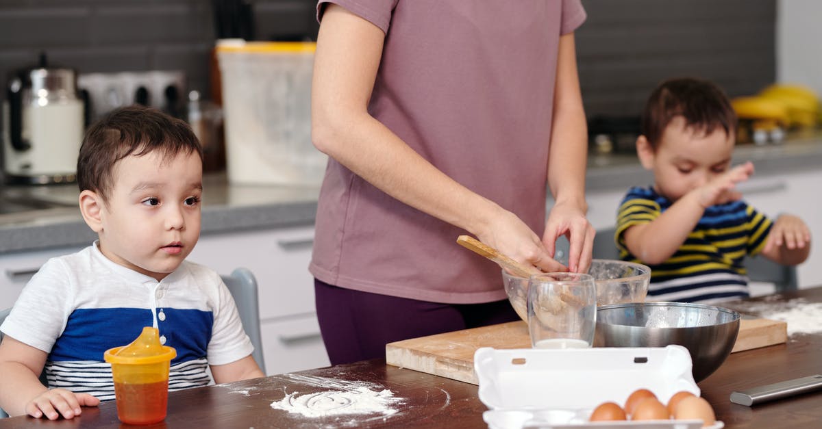 Preparing for Greece to Exit the EU (Grexit) - Mother preparing Breakfast for Sons Preparing for Greece to Exit the EU (Grexit) - Mother preparing Breakfast for Sons