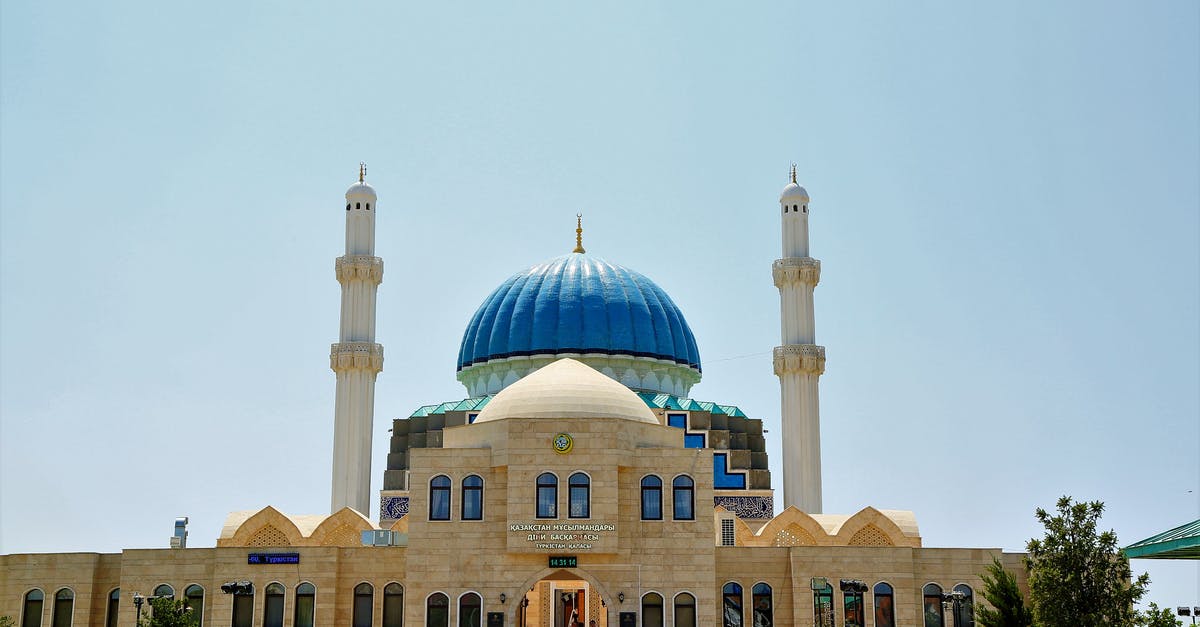Previous travel evidence required - White and Blue Concrete Mosque Previous travel evidence required - White and Blue Concrete Mosque