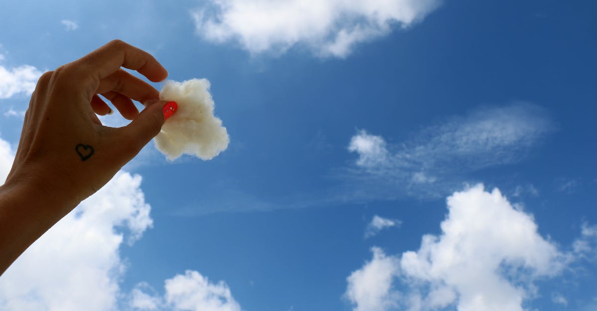 Prohibited item forgotten in hand luggage: what to do with it? - Hand Holding Item with Clouds in Background