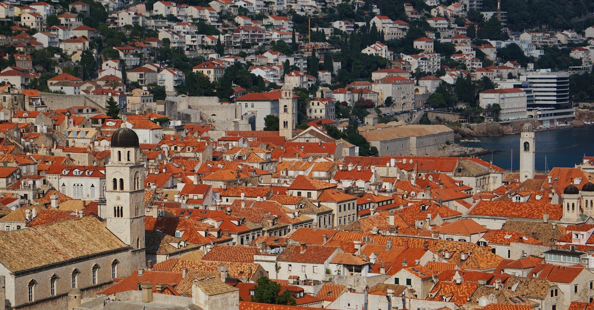 Punctuality of the Ferry from Dubrovnik to Rijeka - Cityscape View from Above Punctuality of the Ferry from Dubrovnik to Rijeka - Cityscape View from Above
