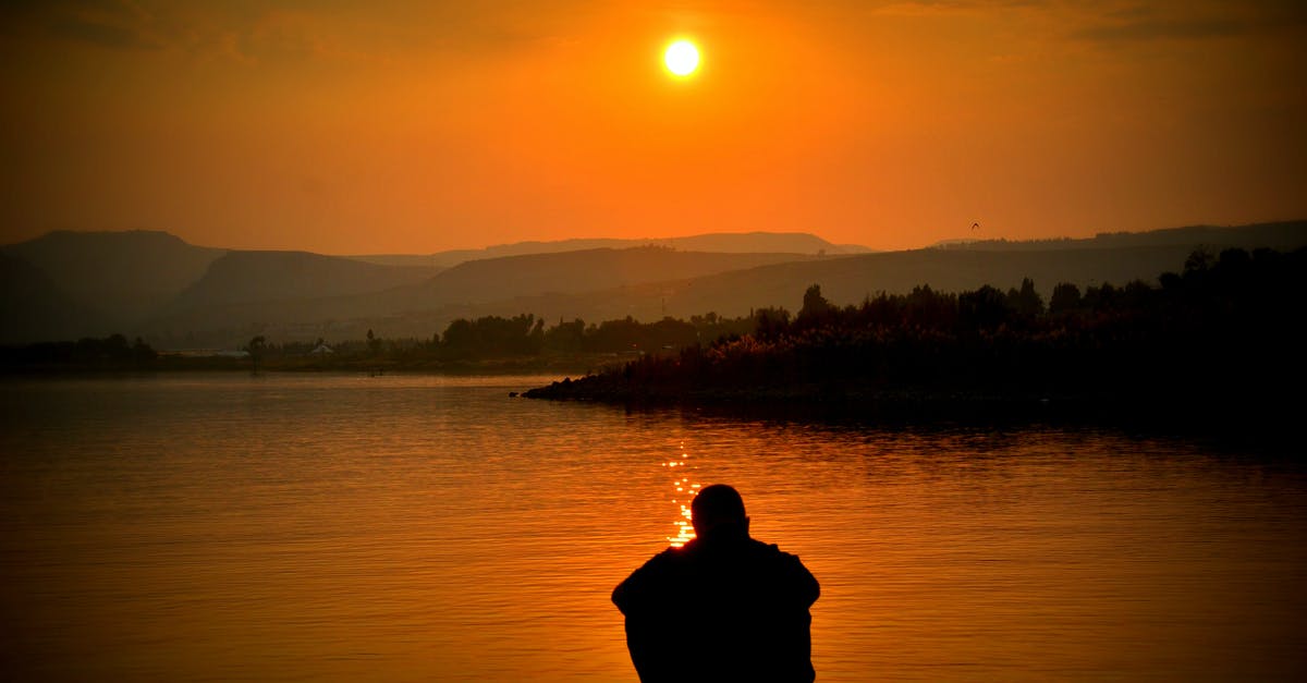 Question about water bottles - Silhouette of Person Sitting Beside Body of Water Question about water bottles - Silhouette of Person Sitting Beside Body of Water
