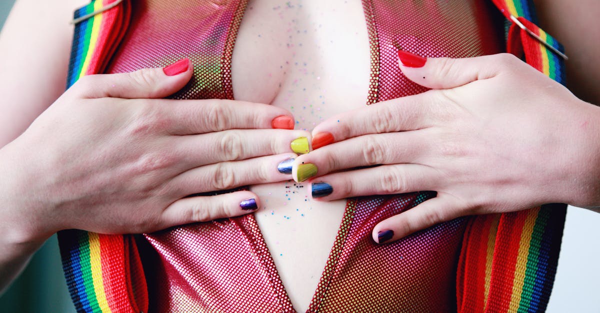 "Airport-friendly" suspenders (braces) with AIT - Woman With Multicolored Nail Polishes "Airport-friendly" suspenders (braces) with AIT - Woman With Multicolored Nail Polishes