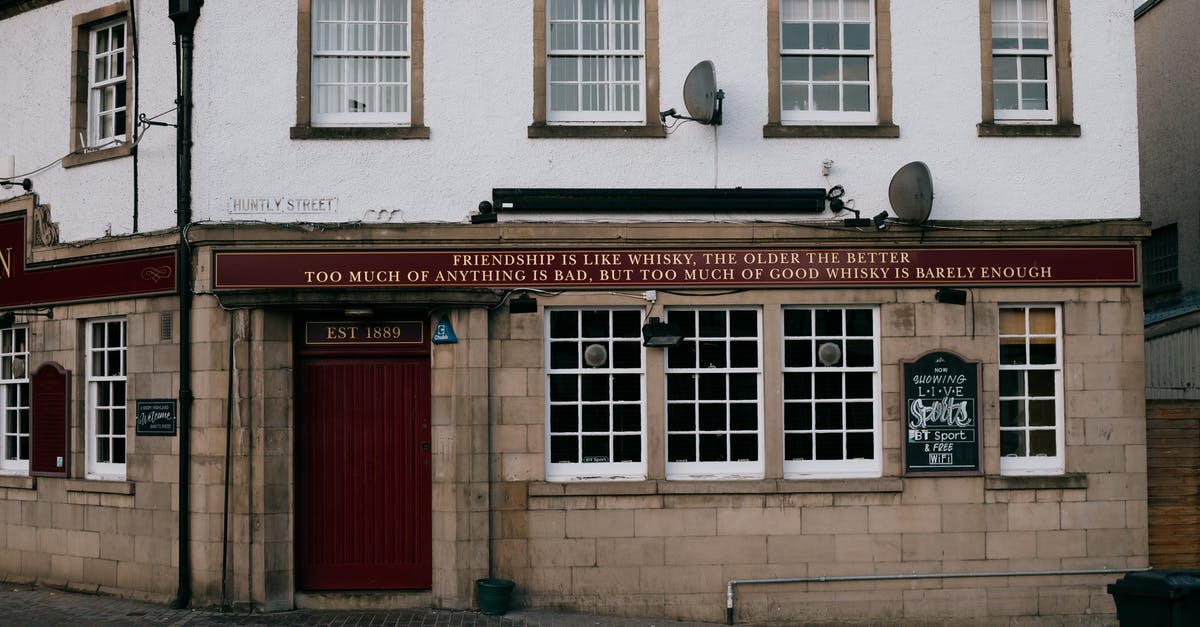 "Home Address" in the UK - Funny Quote outside a Pub