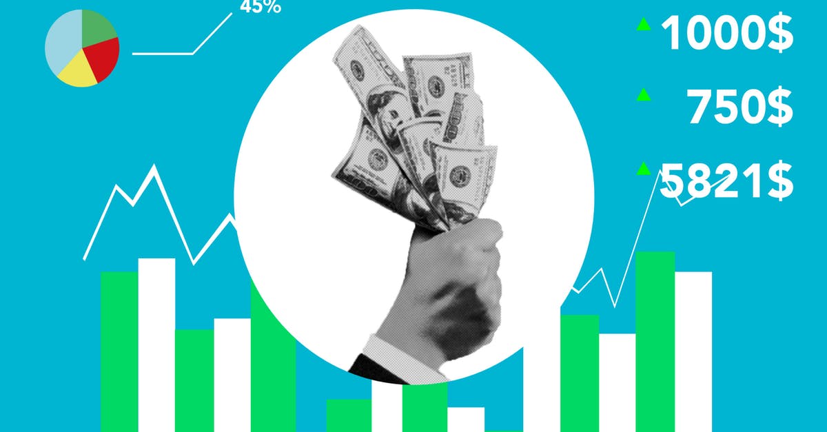 "Valid until" stamp done at USA immigration meaning - Decorative cardboard appliques representing hand with dollar banknotes and numbers above chart on blue background "Valid until" stamp done at USA immigration meaning - Decorative cardboard appliques representing hand with dollar banknotes and numbers above chart on blue background