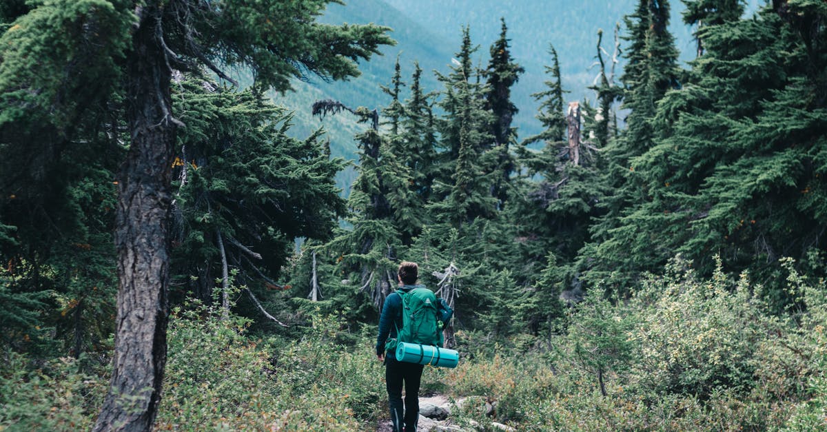 re enter canada - A Person Carrying a Backpack and a Mat re enter canada - A Person Carrying a Backpack and a Mat