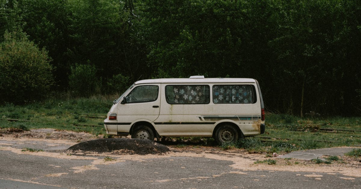 Refund for damaged luggage - White Van Parked on Dirt Road Near Green Trees Refund for damaged luggage - White Van Parked on Dirt Road Near Green Trees