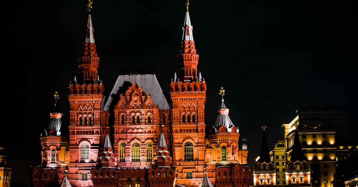 Registration in Russia - State Historical Museum in Moscow, Russia at Night Time Registration in Russia - State Historical Museum in Moscow, Russia at Night Time