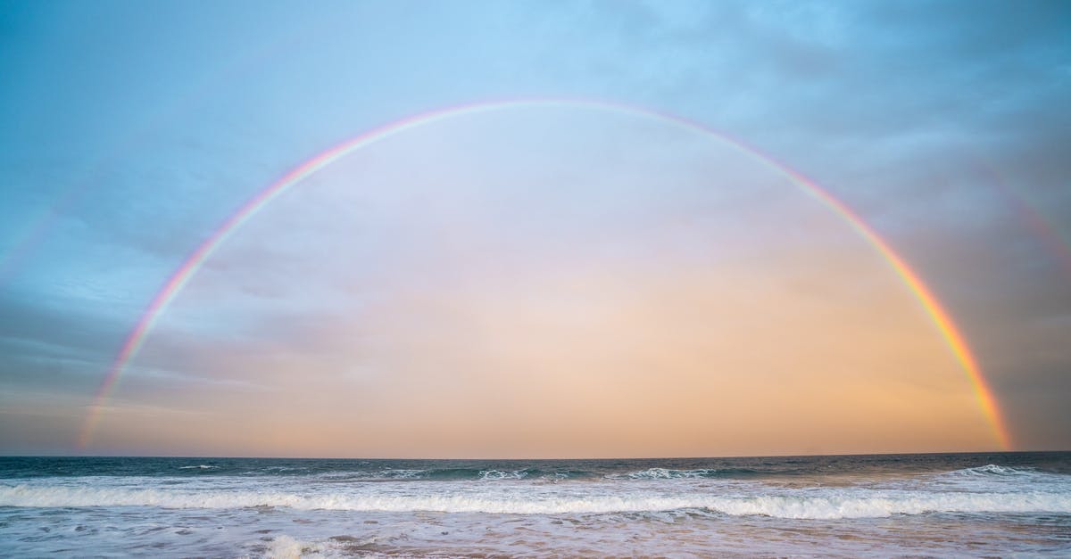 Reliable travel visa requirements for any country combination - Rainbow over rippling sea in nature Reliable travel visa requirements for any country combination - Rainbow over rippling sea in nature