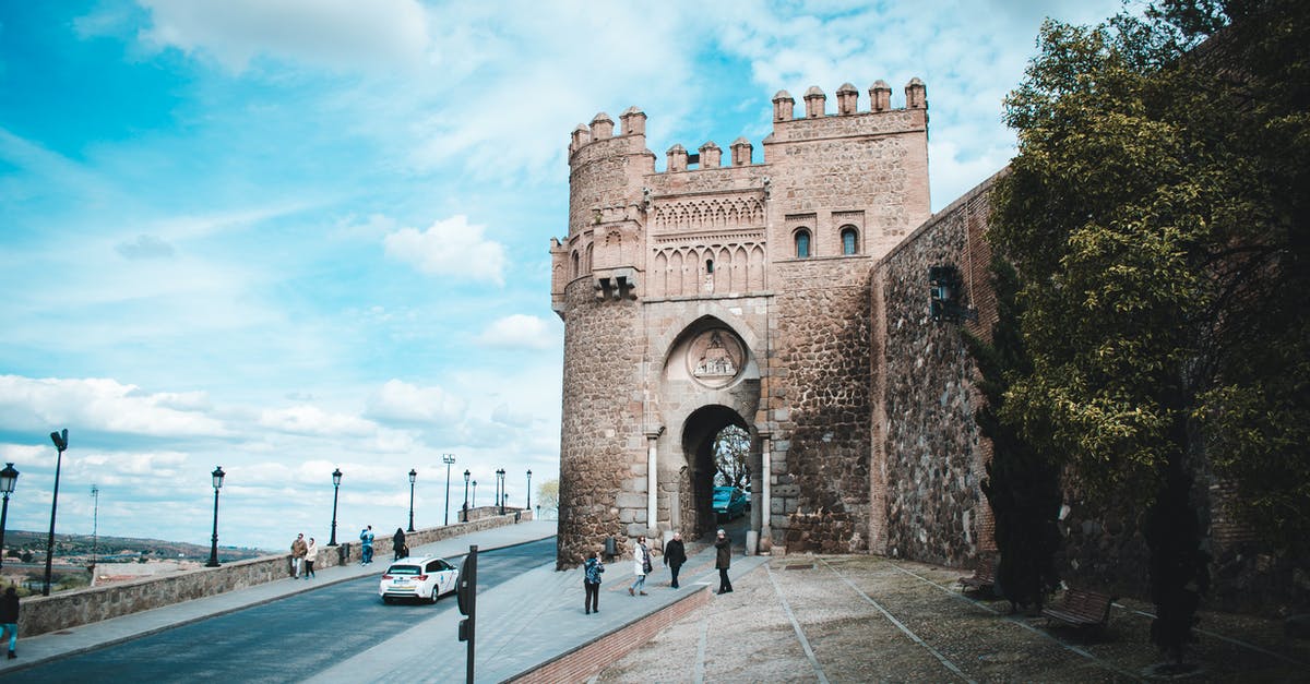 Renting a car in Spain with a MasterCard - City Gate in Toledo Renting a car in Spain with a MasterCard - City Gate in Toledo