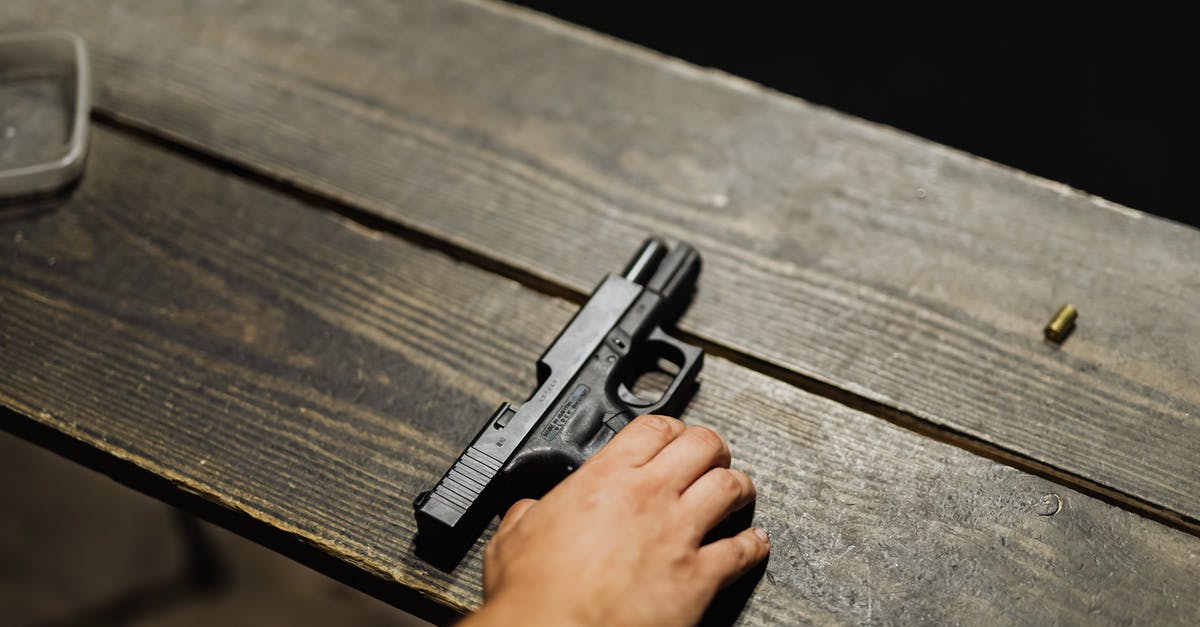 Requirements to check-in firearm to Schiphol? - Hand of a Person Holding Black Semi Automatic Pistol Requirements to check-in firearm to Schiphol? - Hand of a Person Holding Black Semi Automatic Pistol