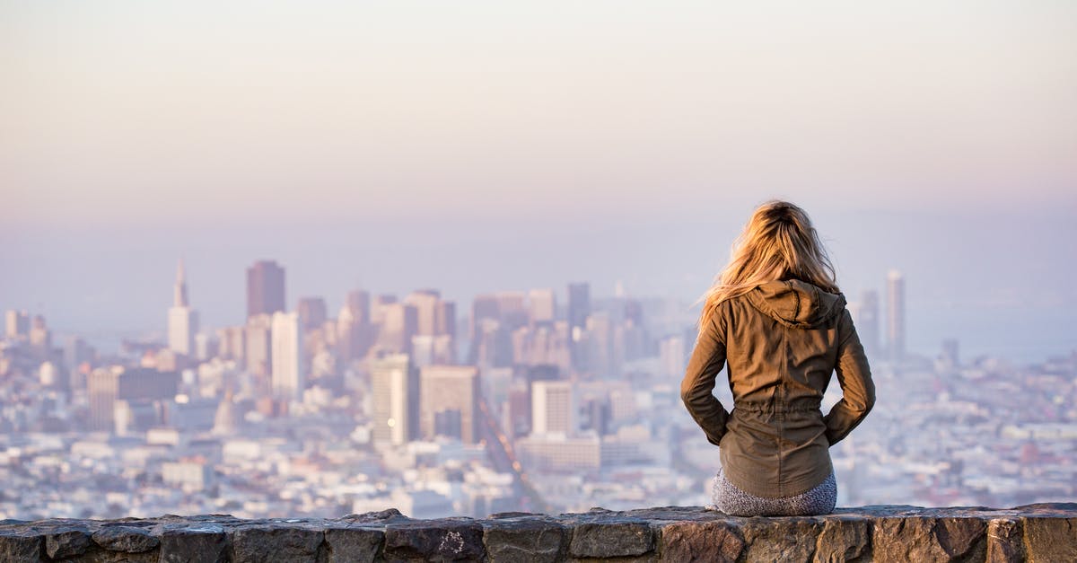 Restricted travel to new york? [duplicate] - Woman on Rock Platform Viewing City
