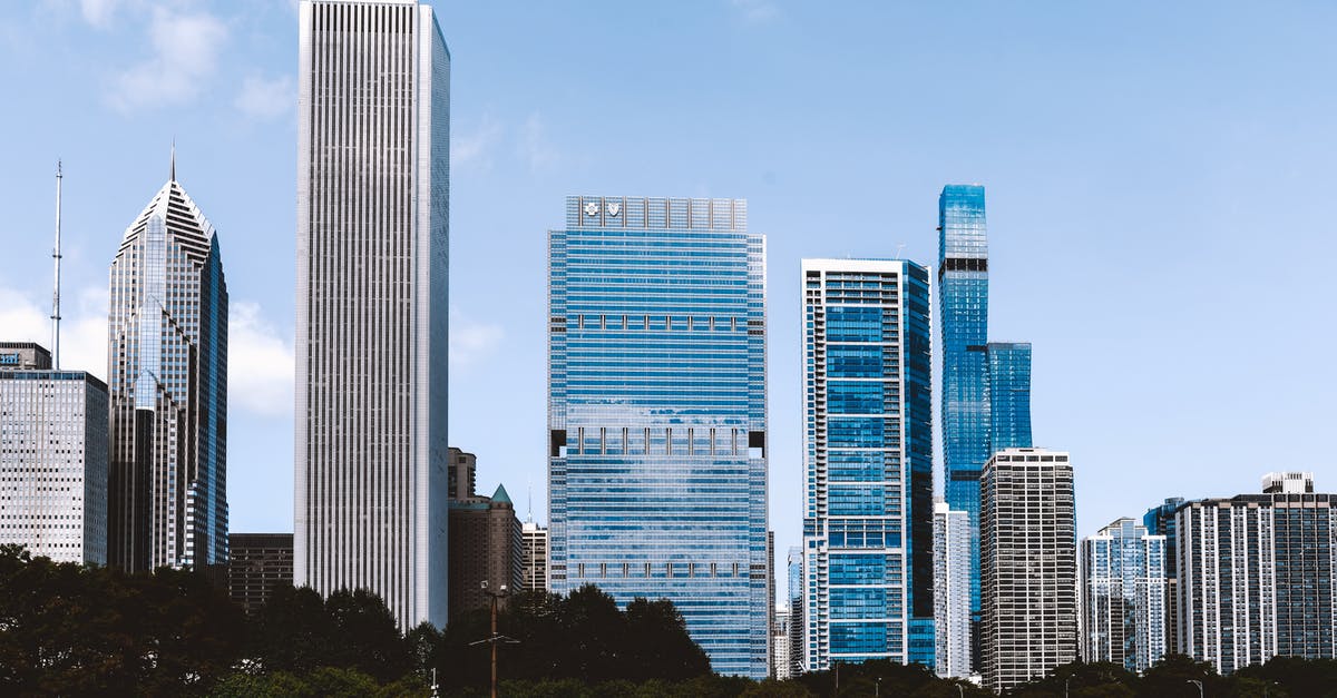 Restrictions on Non-Resident Street Parking in Chicago - Contemporary megapolis architecture against cloudless sky Restrictions on Non-Resident Street Parking in Chicago - Contemporary megapolis architecture against cloudless sky