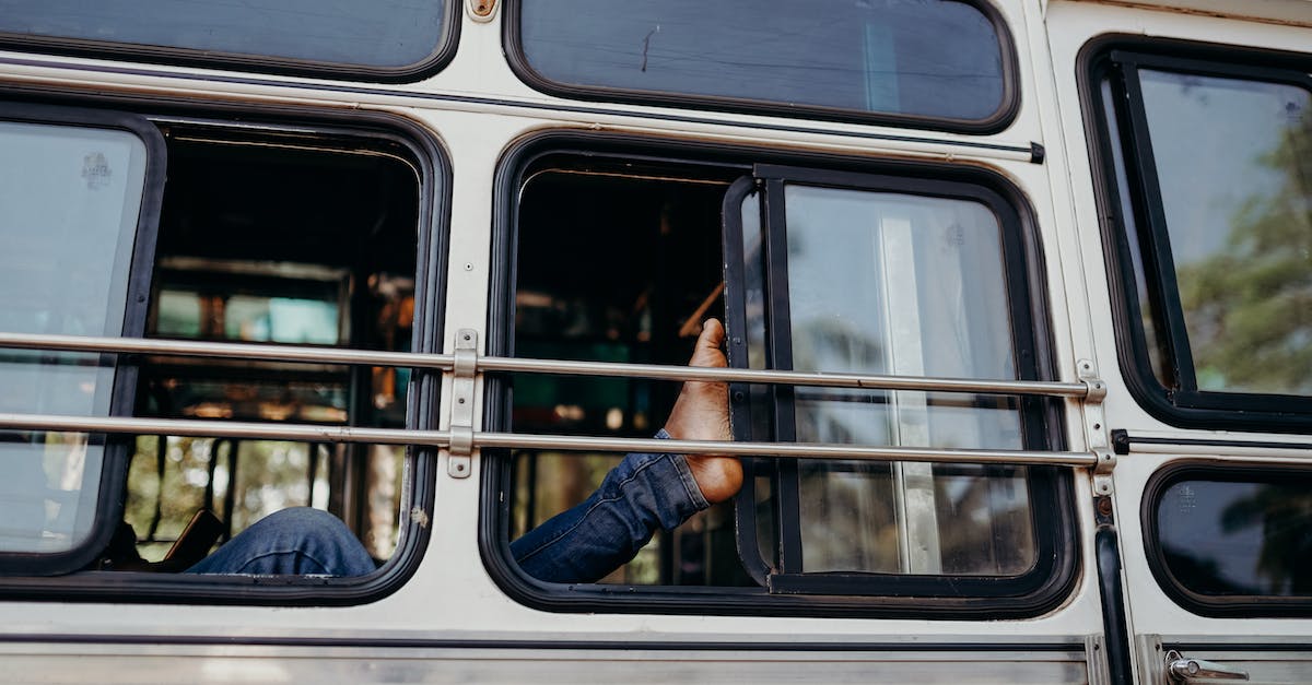 Return bus ticket from Bangalore to Goa? - Person in Blue Denim Jeans and Blue Long Sleeve Shirt Inside Train