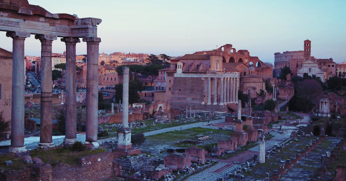 Rome football derby - how can I visit it? - Ruins of ancient city under blue sky at sunset Rome football derby - how can I visit it? - Ruins of ancient city under blue sky at sunset