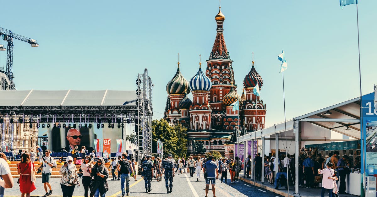 Russia - staying at friend's place with tourist visa - People Walking Near St Basil's Cathedral In Moscow Russia - staying at friend's place with tourist visa - People Walking Near St Basil's Cathedral In Moscow