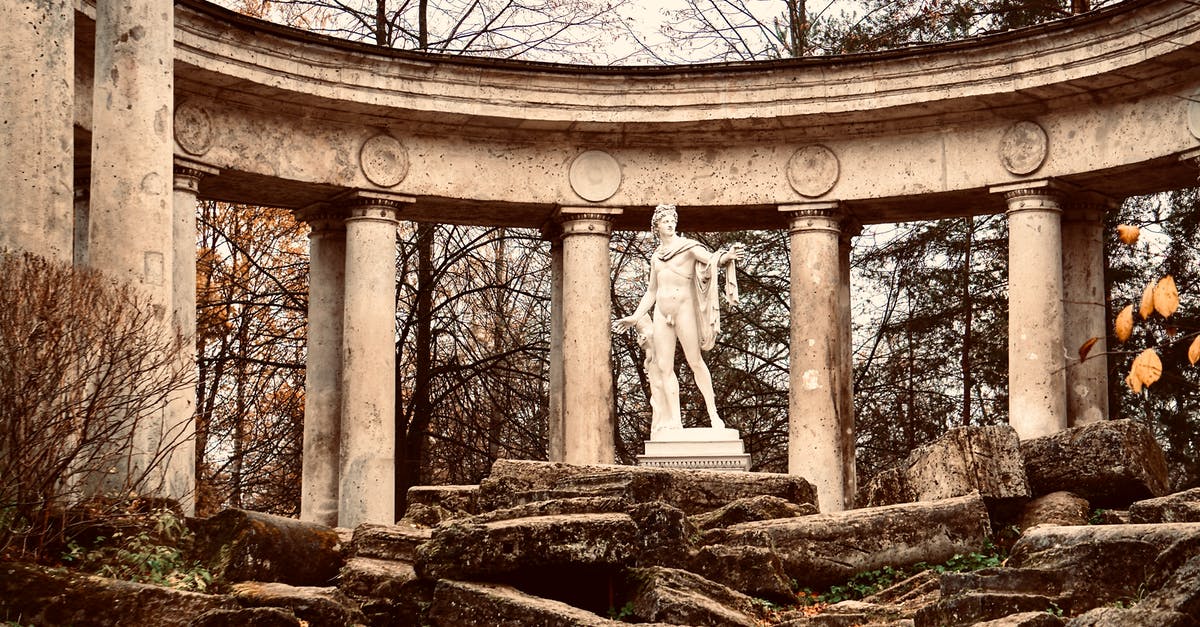 Russia to Dublin, transiting Heathrow - Brown Concrete Arch With Statue on Top Russia to Dublin, transiting Heathrow - Brown Concrete Arch With Statue on Top
