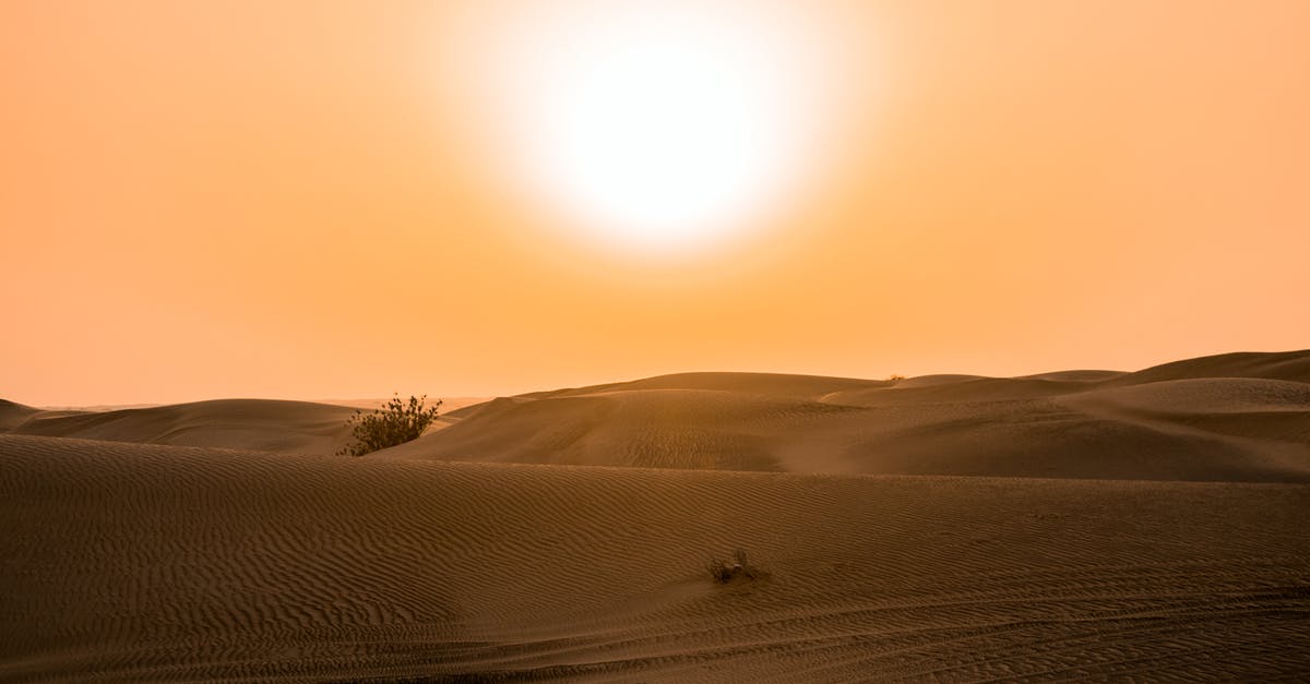 Sandals for dry hot climate like in Doha, Dubai etc - Desert Under Yellow Sunset Sandals for dry hot climate like in Doha, Dubai etc - Desert Under Yellow Sunset