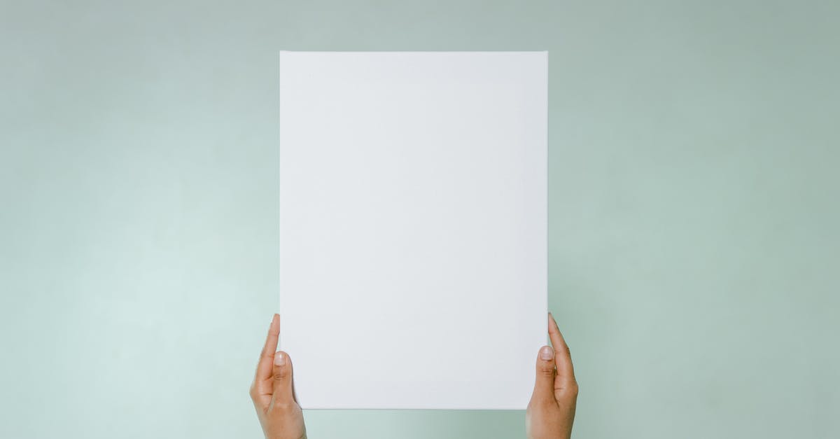 Scaffoldings in New York [closed] - A Person Holding a Blank Canvas
