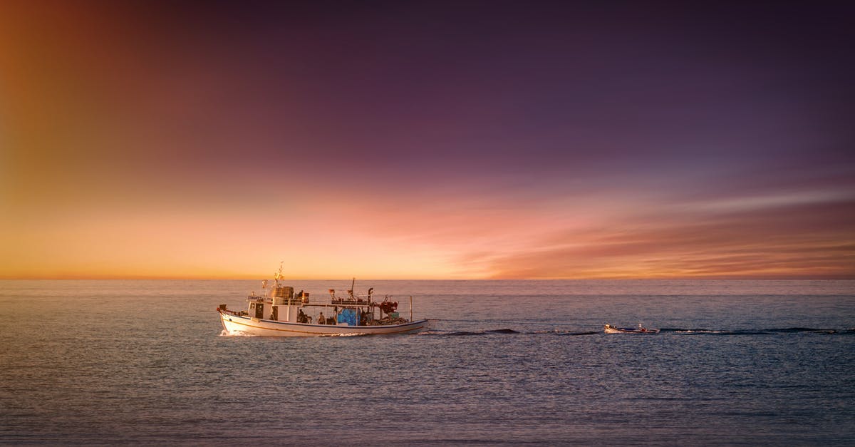 Schengen Visa at the border for spouse of ship's crew member - Boat Sailing on Body of Water
