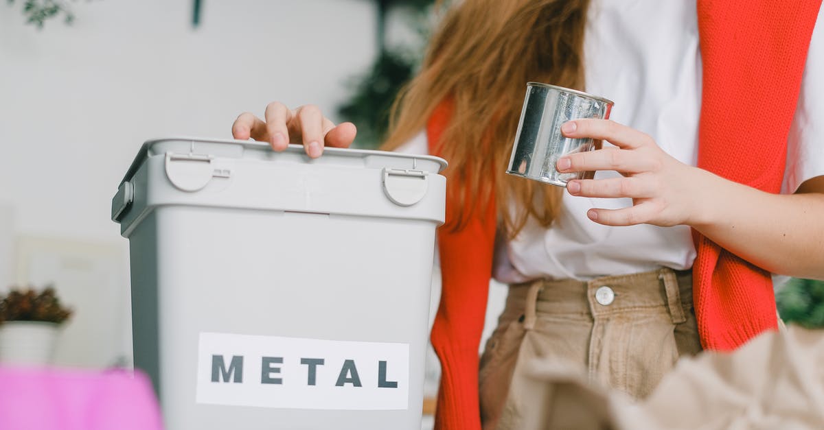 Schengen visa used in non-EU country can it be reused in EU? - Low angle of female putting tin can into bucket for metal trash for recycling litter Schengen visa used in non-EU country can it be reused in EU? - Low angle of female putting tin can into bucket for metal trash for recycling litter