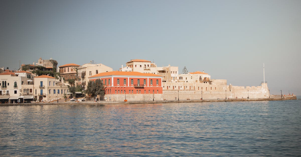 Scooter on Crete, Greece - The View of the Nautical Museum of Crete Greece from the Sea